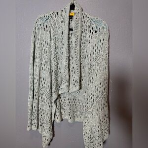 St. John Linen, Silk, and Wool Blend‎ Beautiful Cardigan Sweater- XL